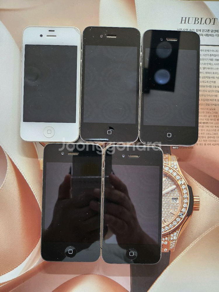 애플 iPhone 아이폰4 A1332 부품용고장폰.폐폰--1