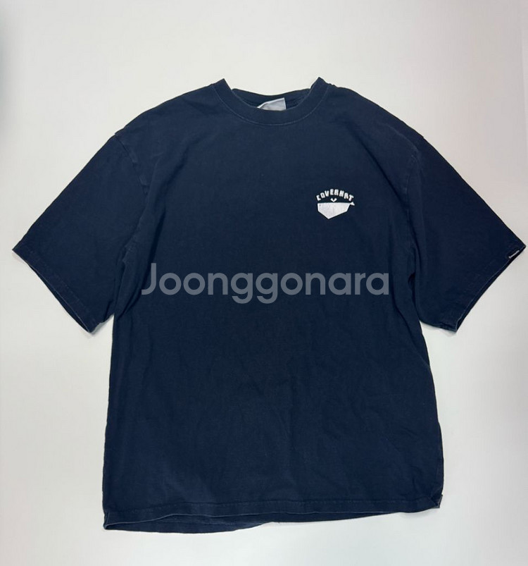 커버낫 뒷 프린팅 반팔 티셔츠 XL--1