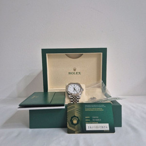 롤렉스 데이저스트 신형41mm 스틸126334화이트