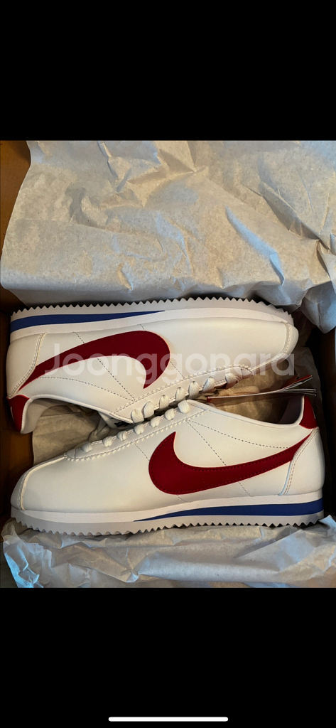 W 나이키 클래식 코르테즈 레더 포레스트 검프 235--1