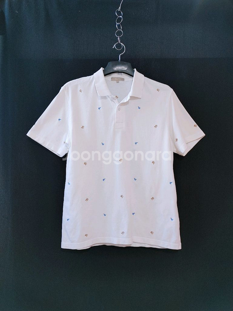 BEANPOLE 빈폴 멀티 자수로고 반팔카라티--0