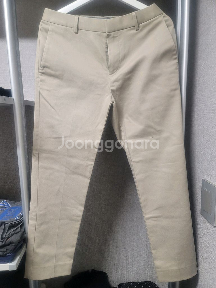 지오다노 베이지 면바지--0