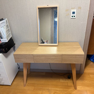 원목 콘솔 화장대 1000x400
