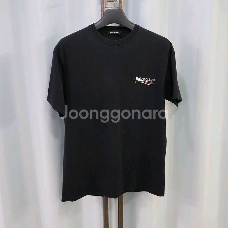 발렌시아가 웨이브 로고 반팔 티셔츠 XS/95--2