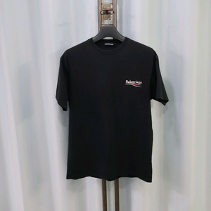 발렌시아가 웨이브 로고 반팔 티셔츠 XS/95