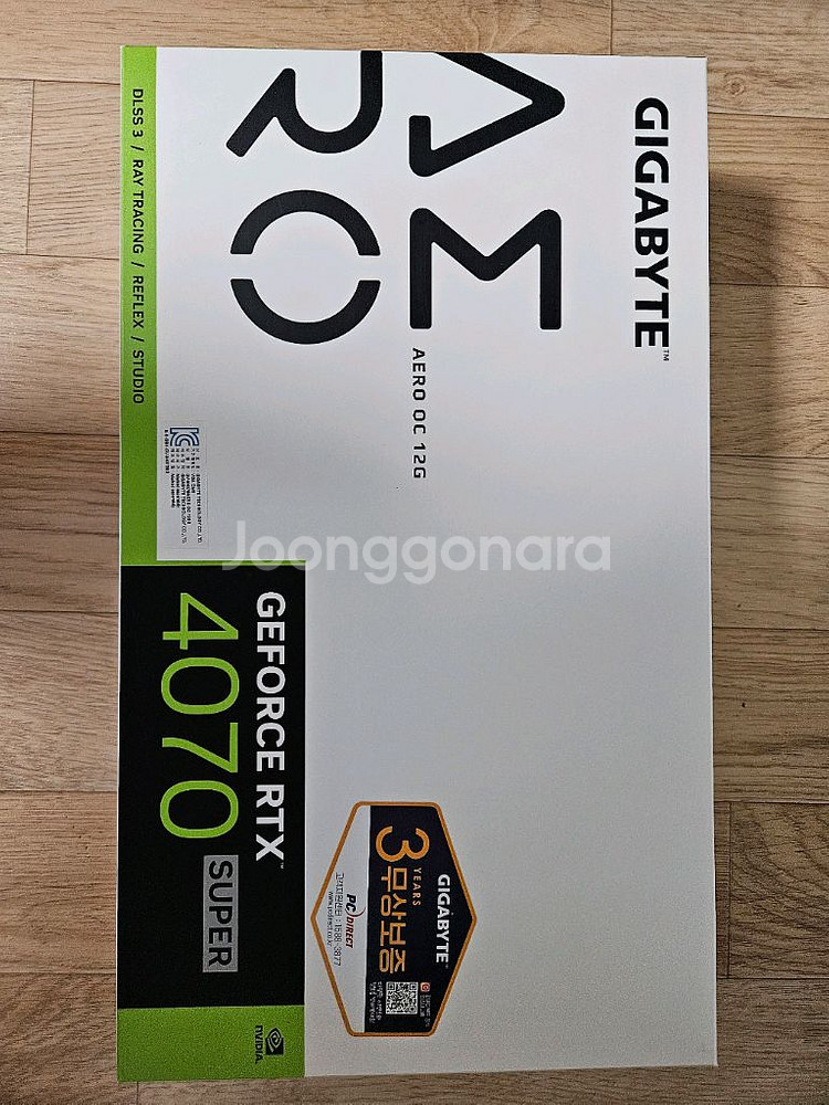 GIGABYTE RTX 4070 SUPER 에어로--0