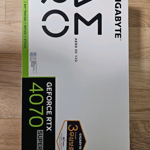 GIGABYTE RTX 4070 SUPER 에어로