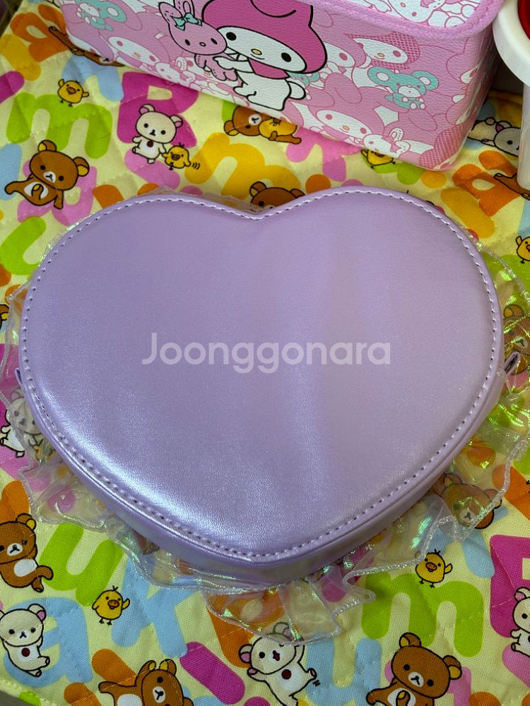 우사하나 하트 프릴 파우치 [일본정품 새상품]--2