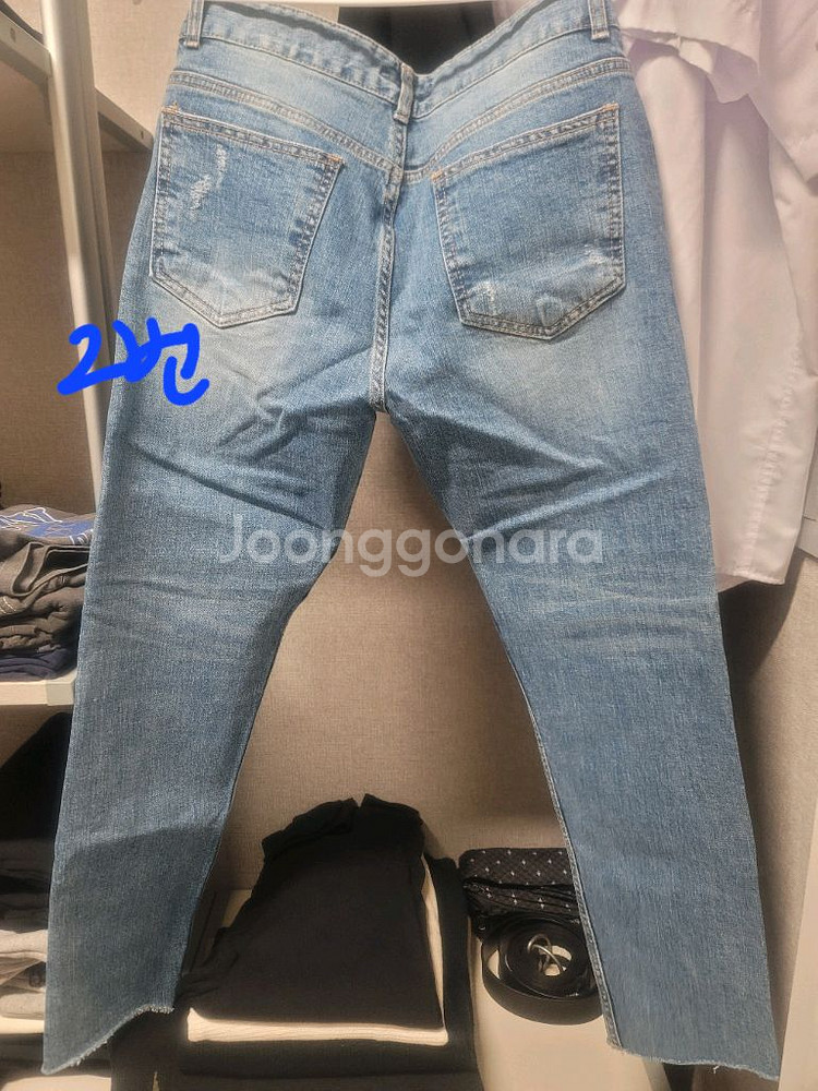30사이즈 보세 청바지 3벌 합쳐서 15000원--3