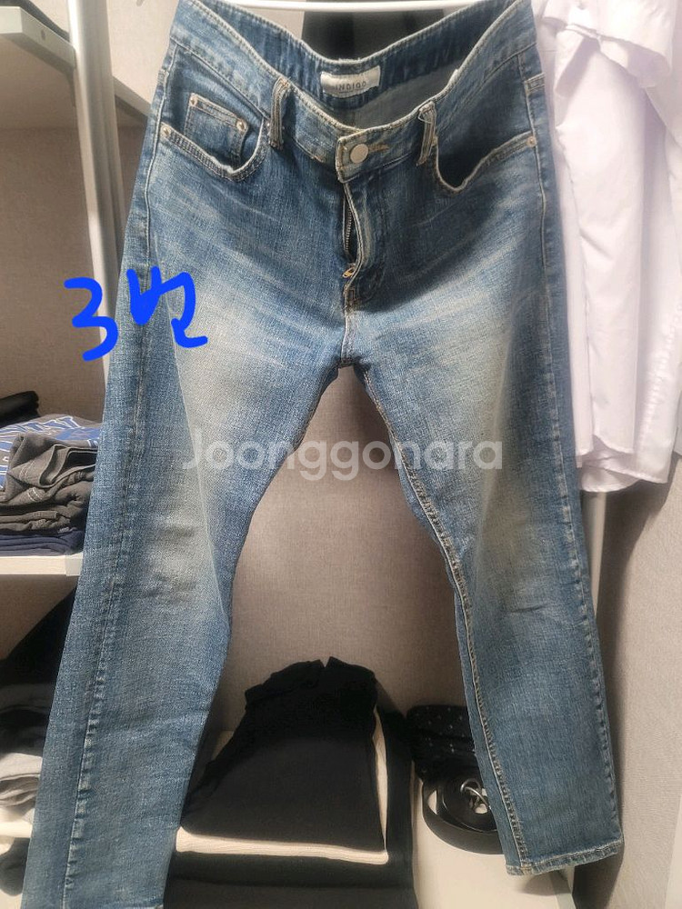 30사이즈 보세 청바지 3벌 합쳐서 15000원--4