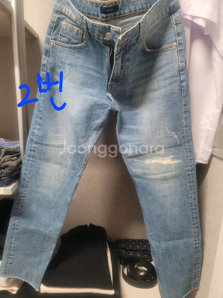 30사이즈 보세 청바지 3벌 합쳐서 15000원--2