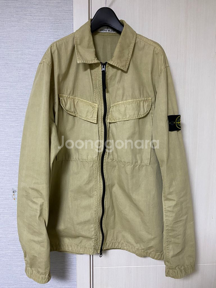 [L] 23fw 스톤아일랜드 올드이펙트 오버셔츠 자켓--0