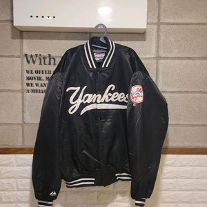 마제스틱 뉴욕양키즈 바시티자켓 3XL