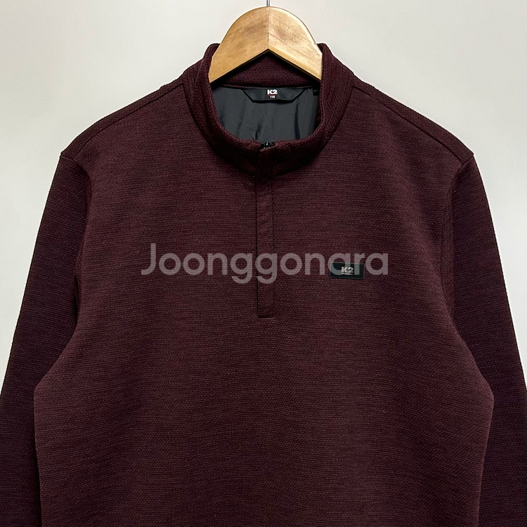 [남자 110]K2 BOOST 캐쥬얼 하프집업 긴팔티--1