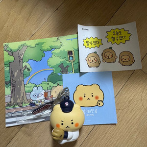 두산베어스 망그러진곰 피규어