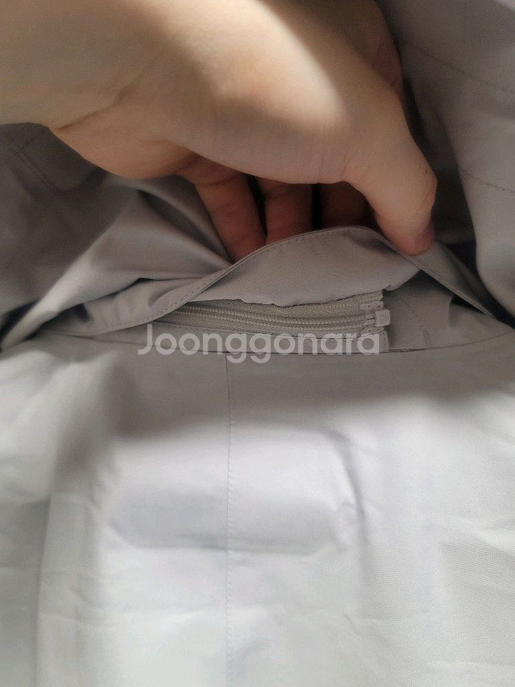 네파 고어택스 바람막이 라이트그레이 L 새상품--4
