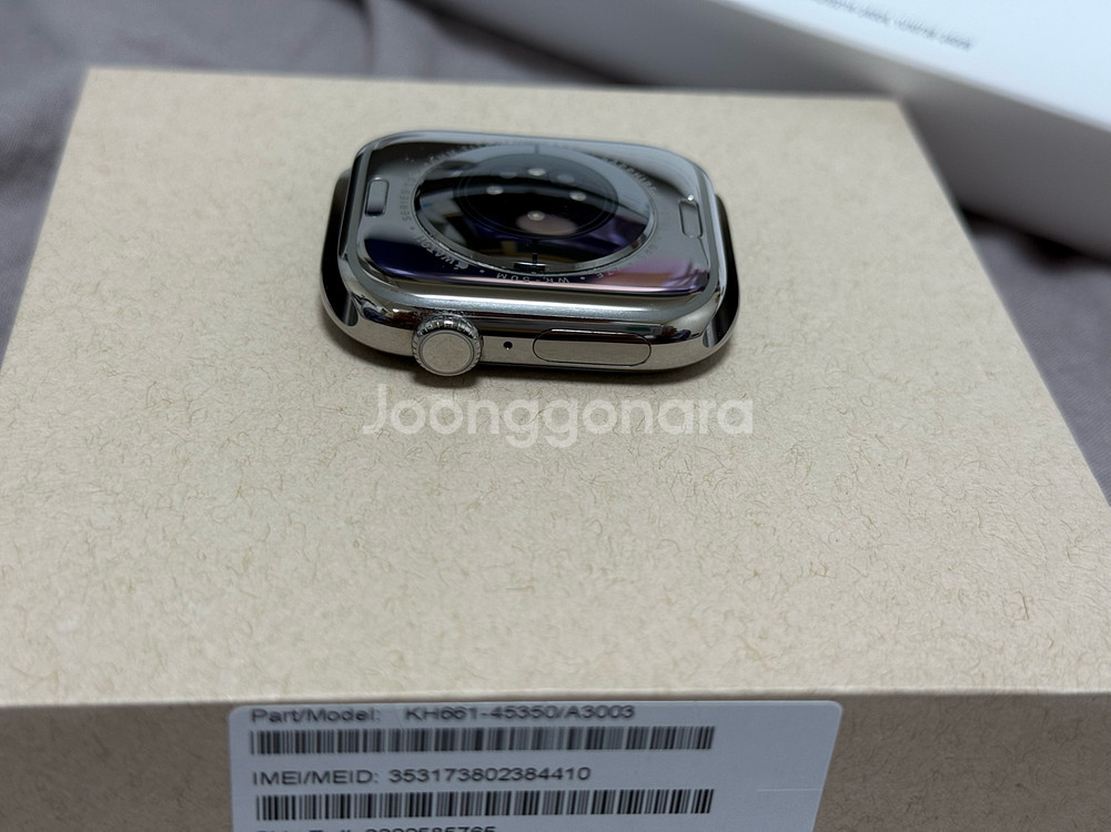 애플워치 10 티타늄 46mm + 밀레니즈 루프--5