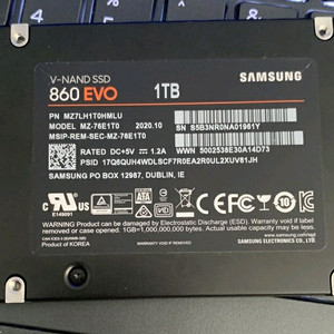 삼성 ssd 860evo 1tb 하드팝니다