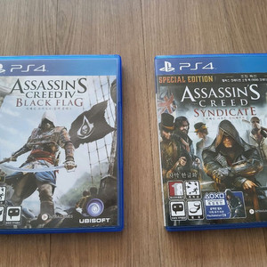PS4 어세신크리드 블랙플래그 + 신디게이트 일괄 판매