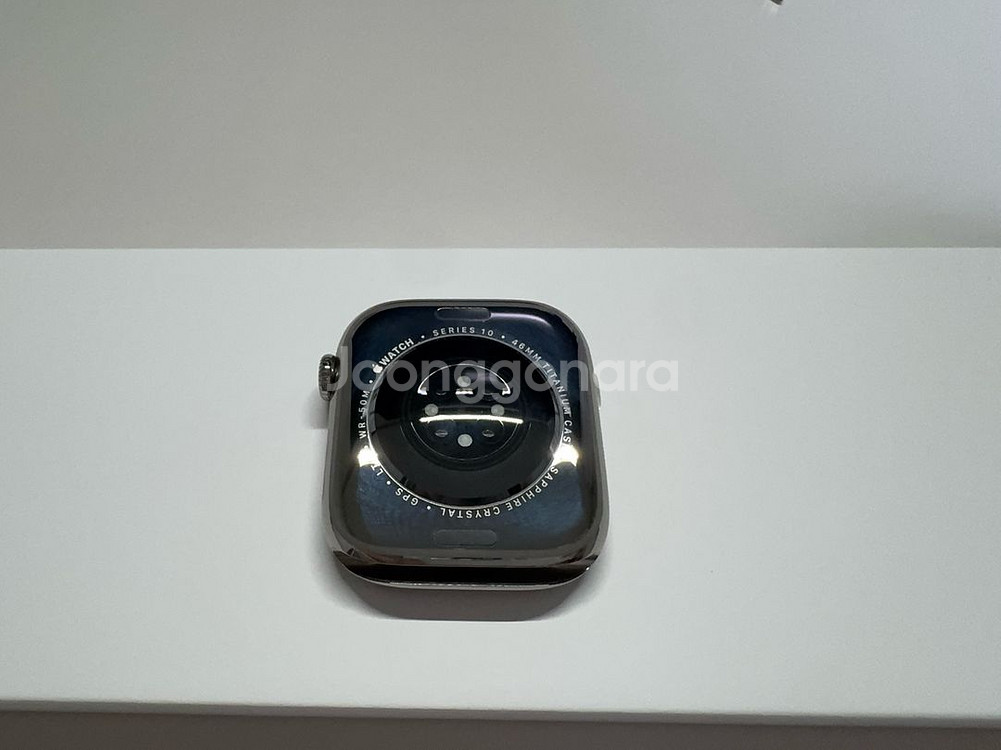 애플워치 10 내추럴 티타늄 46mm 애플케어플러스--1