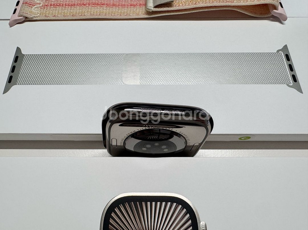 애플워치 10 내추럴 티타늄 46mm 애플케어플러스--3