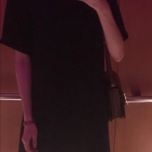 유니클로 네이비 드레스 원피스