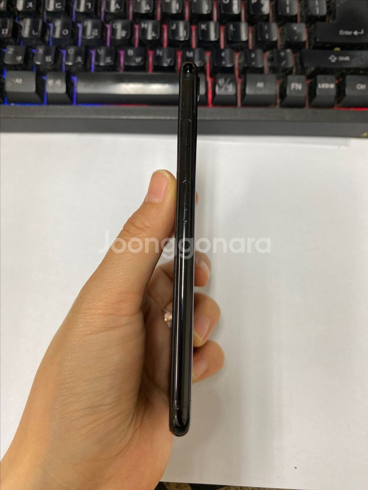 아이폰7 제트블랙 액정SS급 128GB 97%--5
