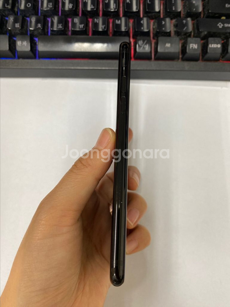 아이폰7 제트블랙 액정SS급 128GB 97%--4