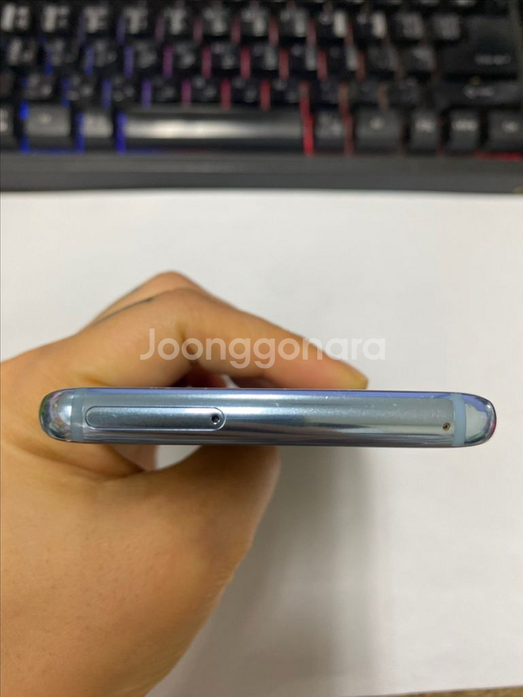 갤럭시S8 블루 외관깨끗 64GB 업무폰 추천--5