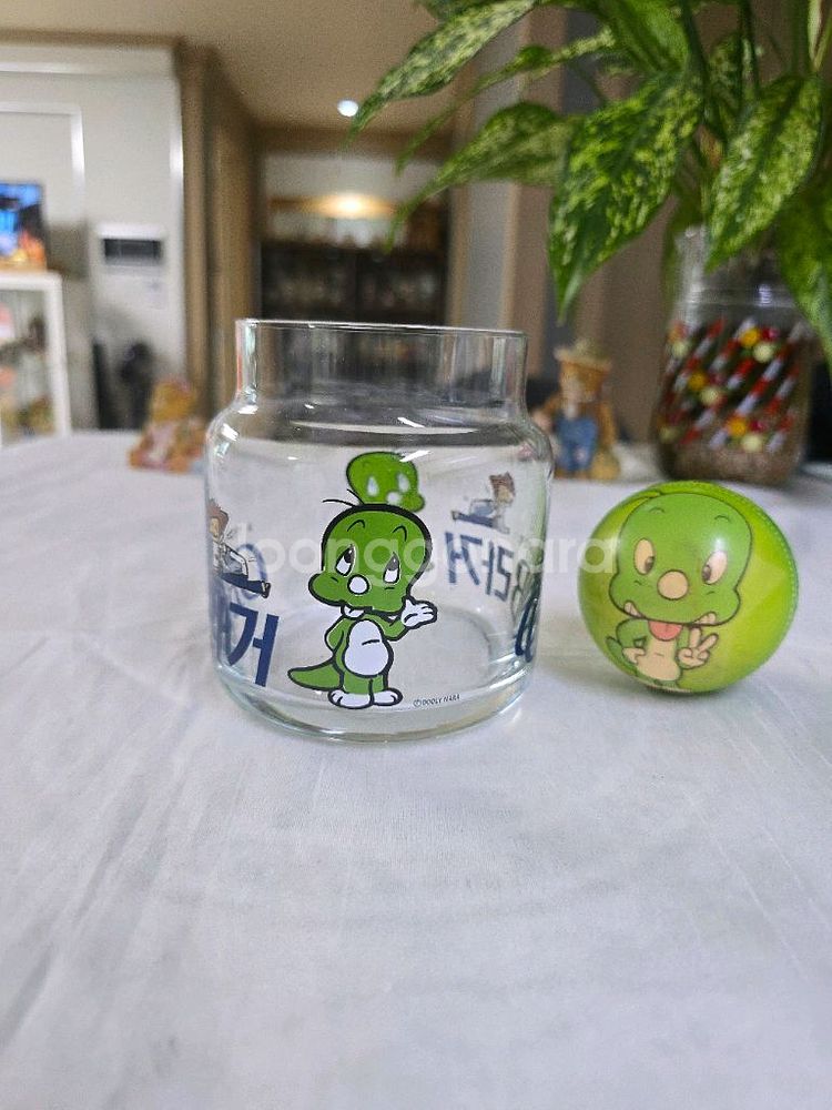 빈티지 레트로 오비라거 둘리 유리병~*--0