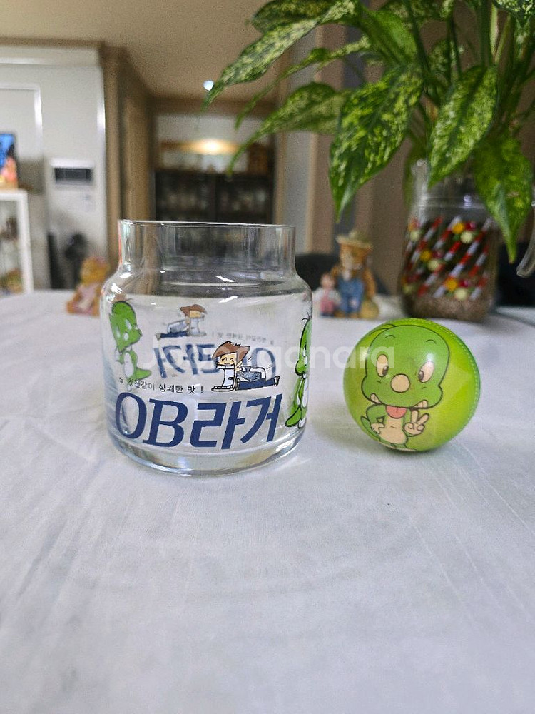 빈티지 레트로 오비라거 둘리 유리병~*--2