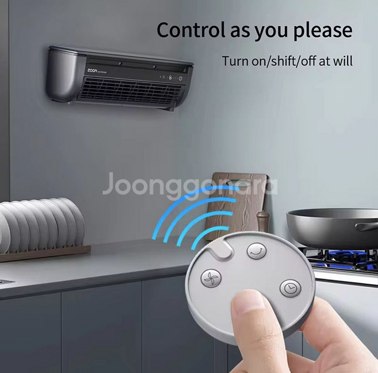 EDON 무선 미스트 냉풍기 6000mah--4