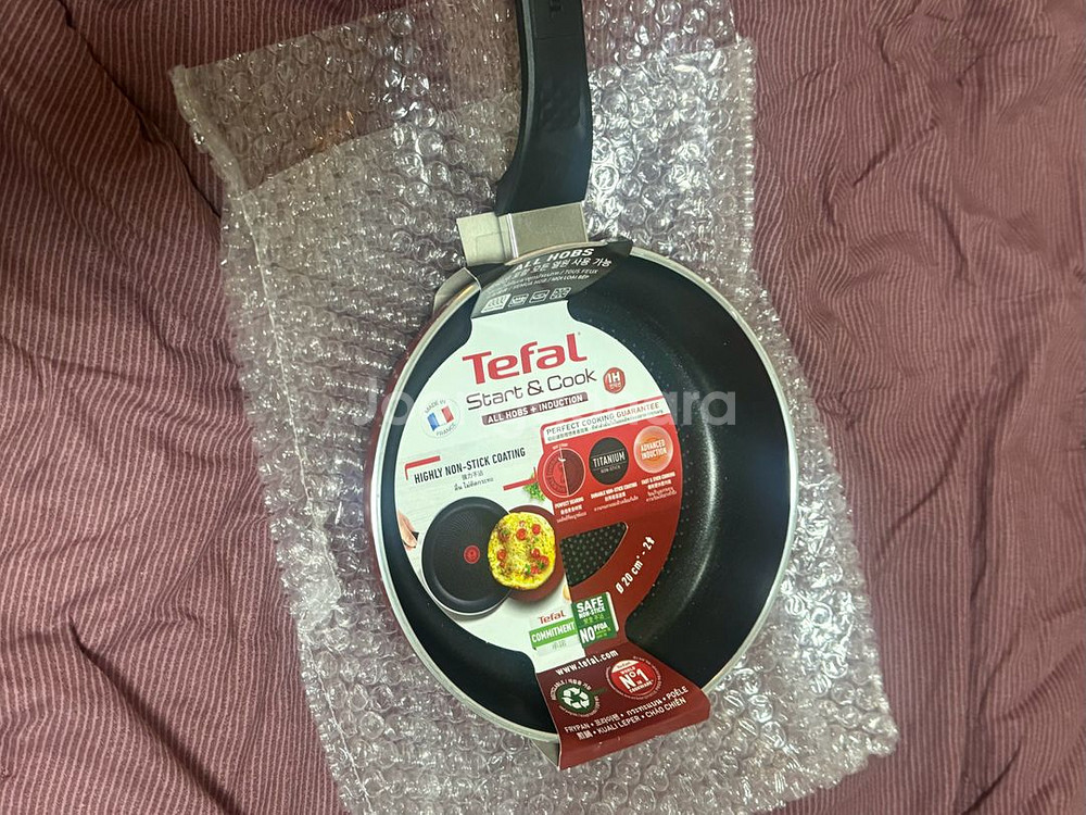 테팔 인덕션 셰프드쿡 슈퍼 티타늄 프라이팬 새상품--1
