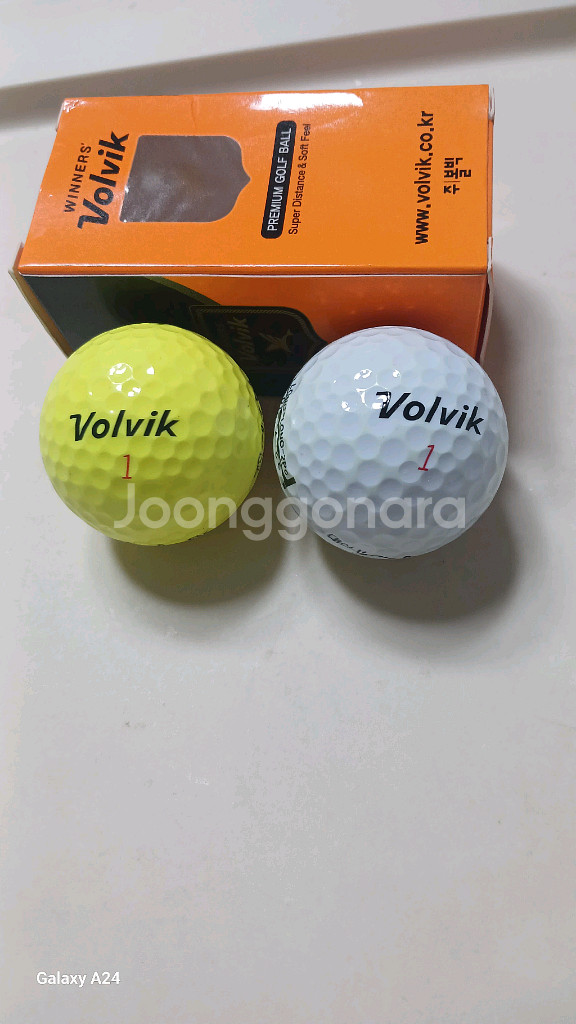 볼빅 프리미엄 골프공 2개 새상품 (Volvik Pre--0