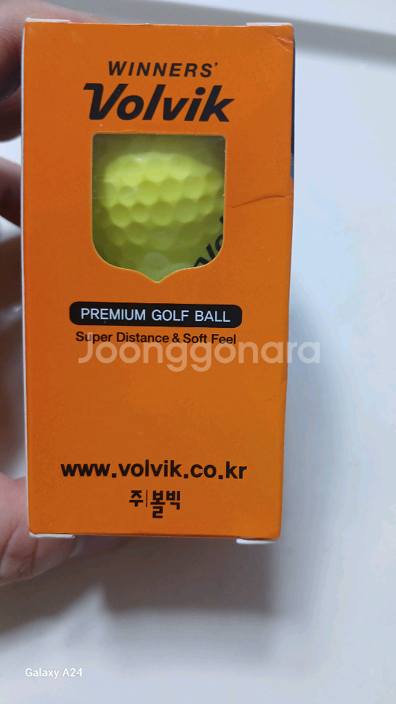 볼빅 프리미엄 골프공 2개 새상품 (Volvik Pre--2