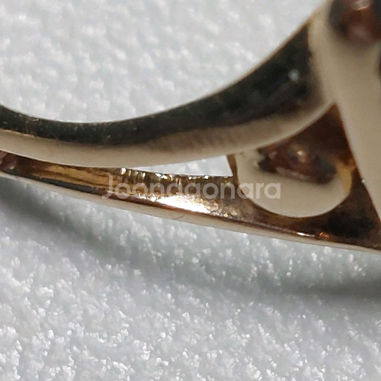 10K 로즈골드 & 오닉스 카메오 반지--6