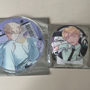 에이스테 에일리언스테이지 루카 굿즈 일괄 코스터 캔뱃지