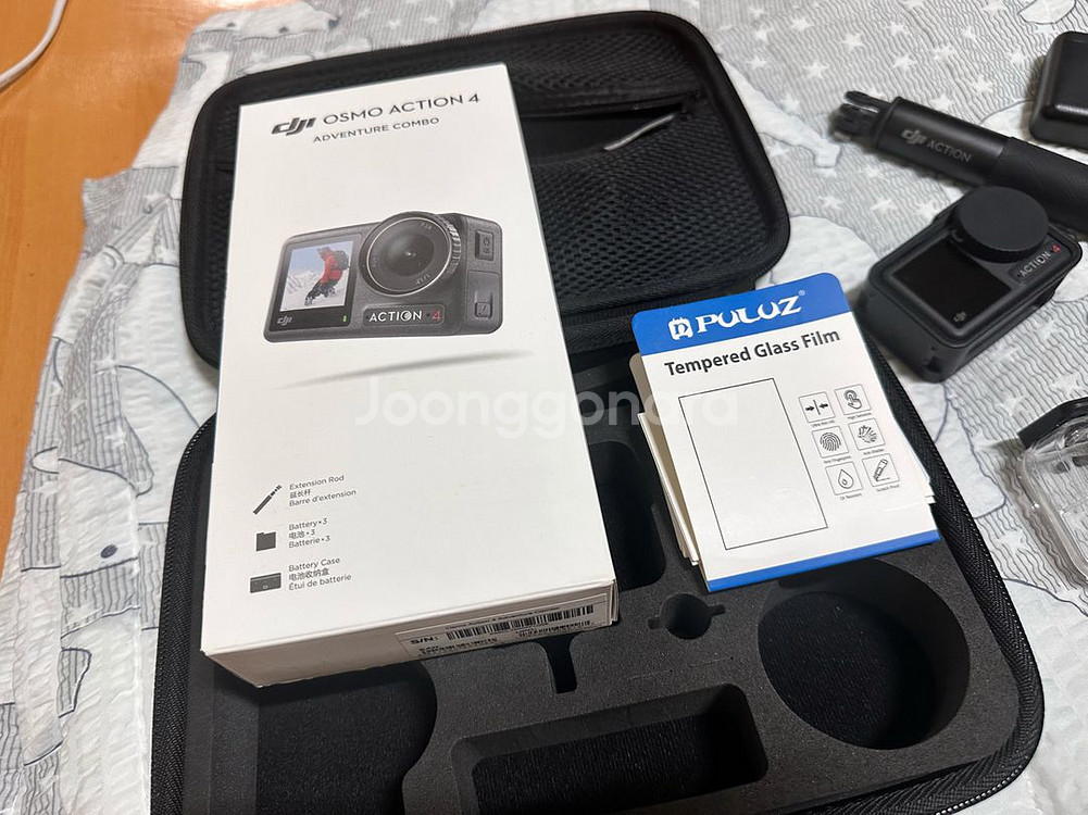 DJI 오즈모 액션4 어드벤쳐콤보 및 기타악세 팝니다--1