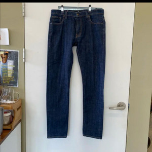 UNIQLO 유니클로 질샌더 셀비지 데님 32사이즈