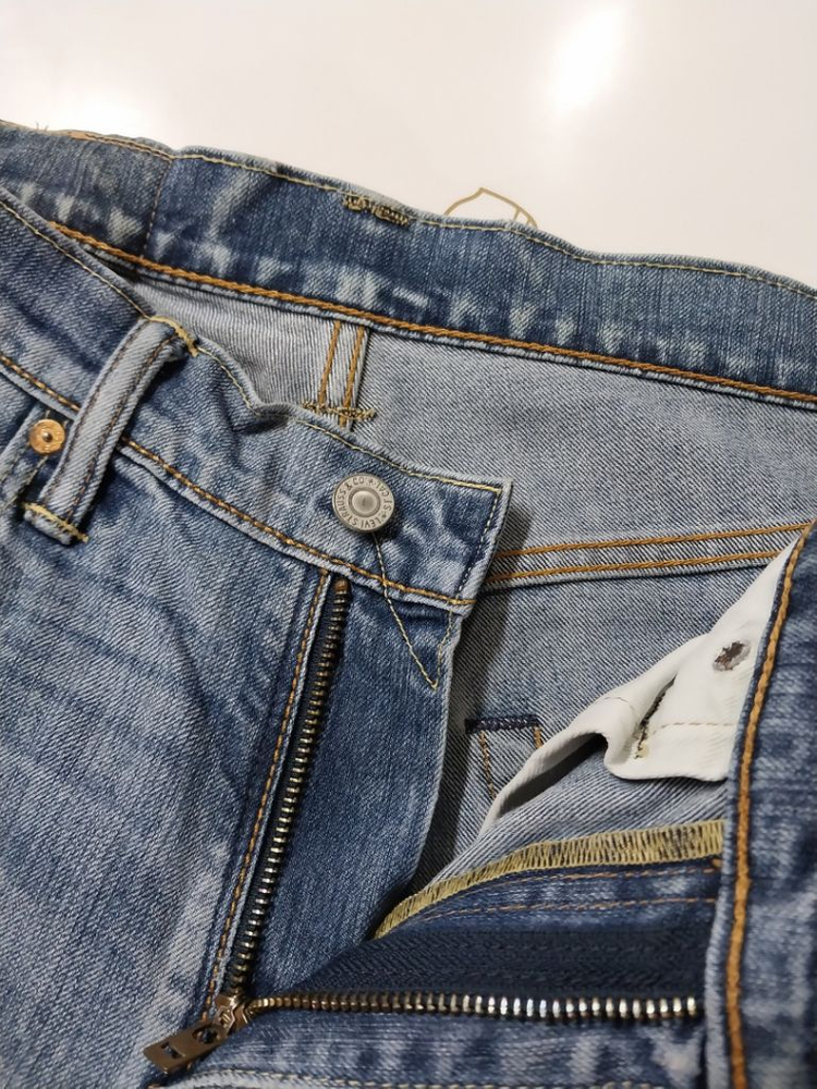 30)리바이스 502 가죽패치 워싱 스판 135주년기념 이미지