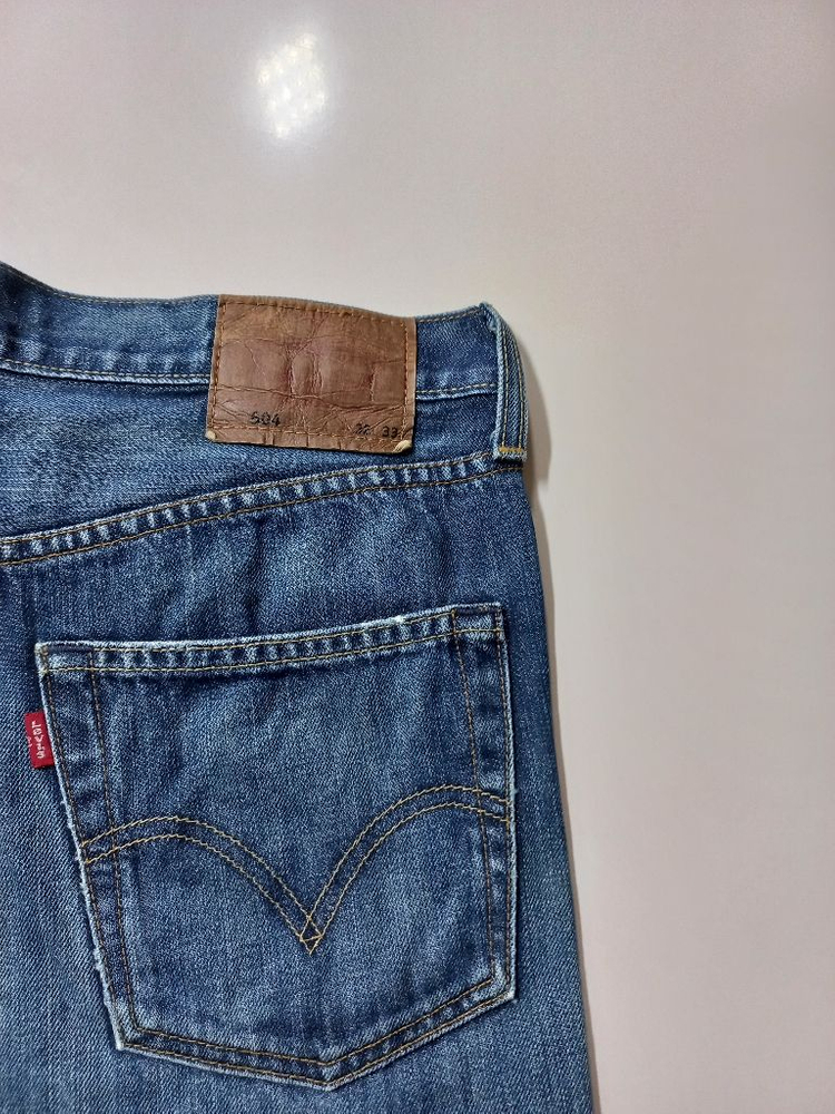 32)리바이스 604 데님 스트레이트 워싱 일자청바지 이미지