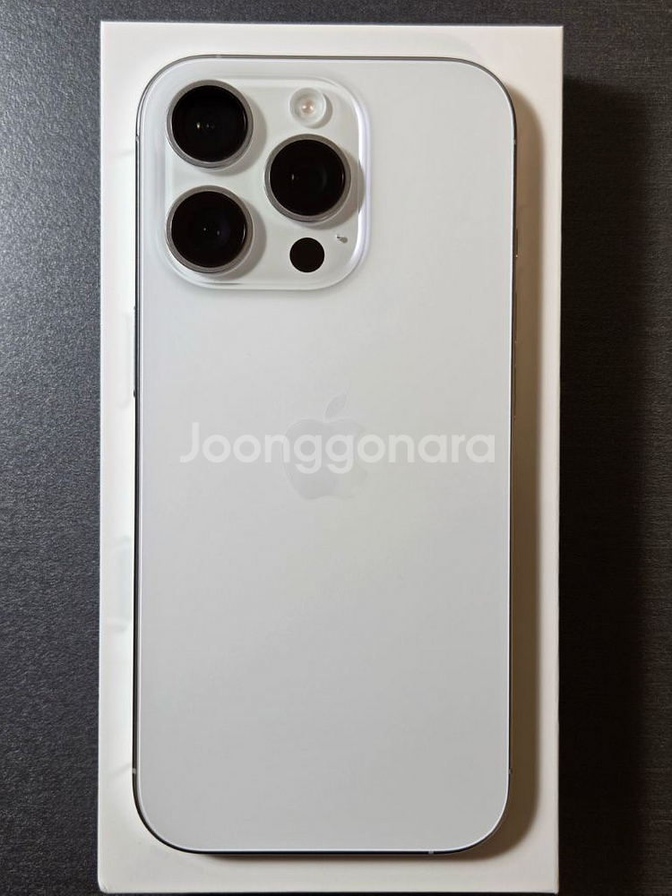 아이폰16프로 256GB 화이트티타늄--5