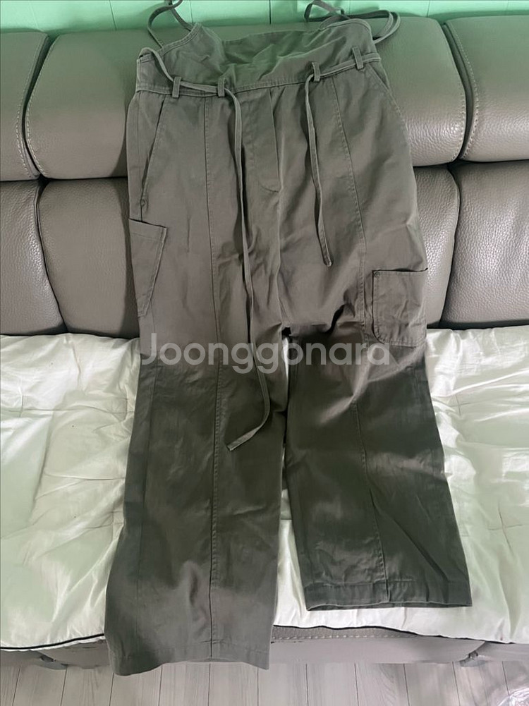 정품) 럭키슈에뜨 오버롤 팬츠 멜빵바지 점프수트--0