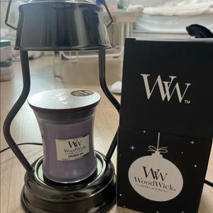 우드윅 캔들 워머 + 라벤더 스파 캔들