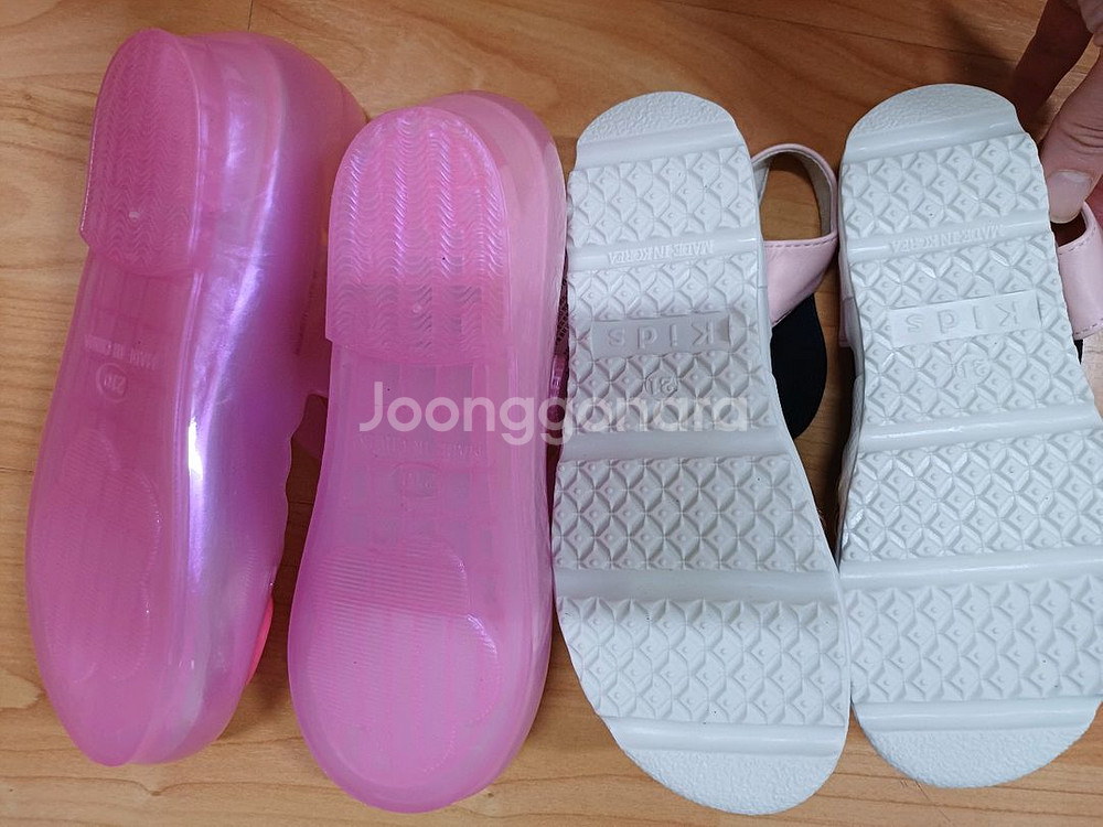 여아 샌들과 젤리슈즈 새상품 2개 210mm--8