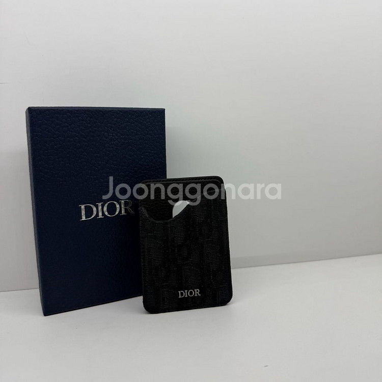 디올 오블리크 맥세이프 새들 카드홀더 지갑--1
