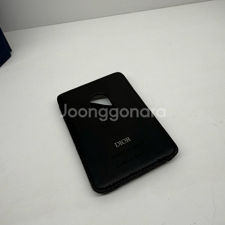 디올 오블리크 맥세이프 새들 카드홀더 지갑--2