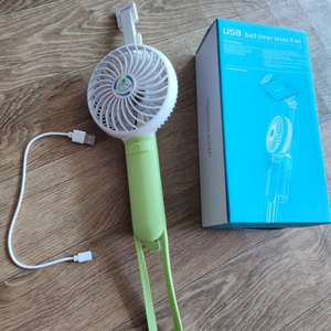 셀카 손선풍기~ 한번사용