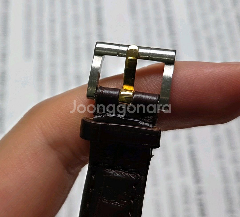 불가리 디아고노 18K콤비 LCV29SG 블랙검판 오토--7