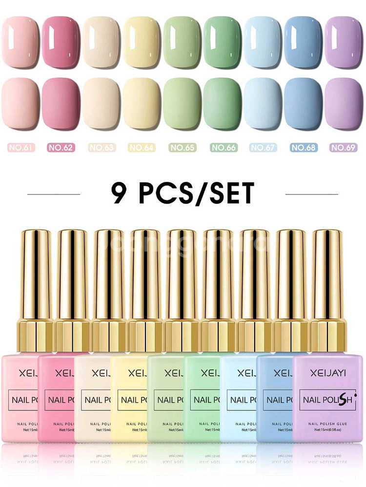 9종_파스텔 컬러 젤네일 9종 세트(15ml)--4